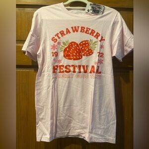 NWT! Keep it Gypsy bling Strawberry Festival Pink T-Shirt